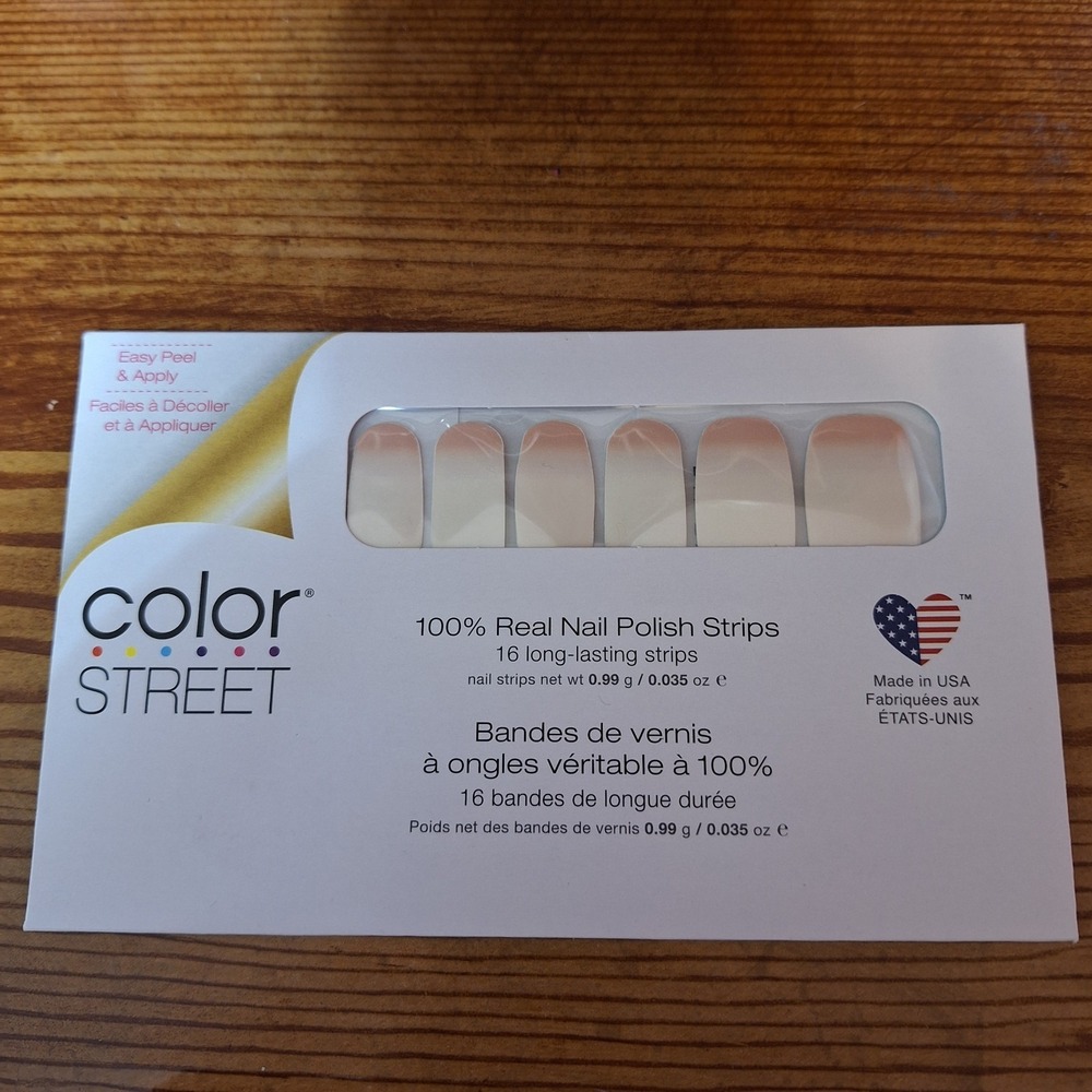 Color Street 100% Nail‎ Polish Strips Bride Tribe Made In The USA 16 Count New